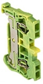 Клеммная самозажимная колодка JXB-ST-2.5, земля 50 шт PROxima plc-jxb-st-2.5-pen