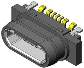DX4RNW5HJ3R1000, USB Connectors WTRPROOF USB CNCT W/ ASSOC P/N D273-5015