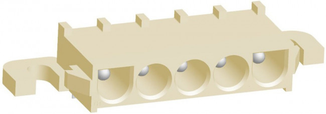 1969808-1, Pin &amp; Socket Connectors PIN HEADER ASSY RA MOUNT 5 POS UNVSL