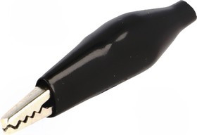 CRCLBL-02, Зажим "крокодил", 60ВDC, Диап.захвата: макс.8мм, Длина: 41,5мм