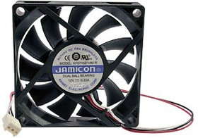 KF0715B1HM-R (4200RPM) 12V/0.33A (70х70х15) B(подшипник) CFM34.05/dBA37.1 Jamicon вентилятор с разъемом 3 конт.TKP2510-3, тахометр KF0715B1HM-R (4200RPM) 12V/0.33A (70х70х15) B(подшипник) CFM34.05/dBA37.1 Jamicon вентилятор с разъемом 3 конт.TKP2510-3, тахометр