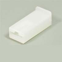 Кожух для клеммы розетка 6,4x0,8, 1H, белый, пластик