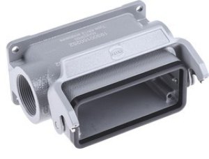 19300160252, Han B Heavy Duty Power Connector Housing, M32 Thread 19300160252, Han B Heavy Duty Power Connector Housing, M32 Thread