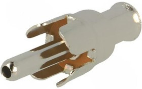 KEYS567, Гнездо, RCA, "мама", прямой, обжим, латунь, луженые, никелированные