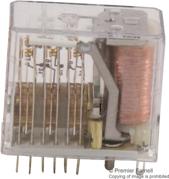 R10-E1Y6-V430, RELAY, 6PDT, 120VAC, 28VDC, 2A