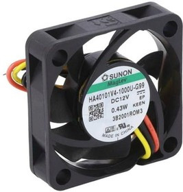 Вентилятор Sunon HA40101V4-1000U-G99 12V 0.43W 40x10 3pin