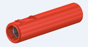 23.1035-22, Red Female Banana Plug M4 Thread 600V 23.1035-22, Red Female Banana Plug M4 Thread 600V