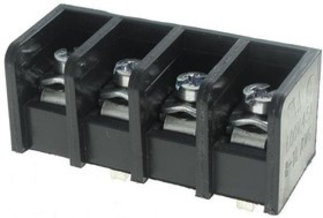 38660-8804, Barrier Terminal Blocks .500 PCB 4P SINGLE TRI-BARRIER 600V