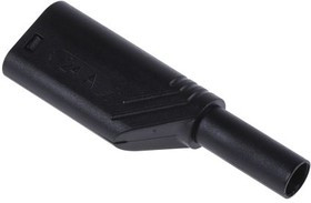934099100, Black Male Banana Plug Screw 1kV