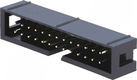 ZL231-26PG, Гнездо IDC "папа" PIN 26 прямой THT 2,54мм
