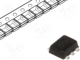 EMD29T2R, Транзистор: NPN / PNP, биполярный, BRT, дополнительная пара EMD29T2R, Транзистор: NPN / PNP, биполярный, BRT, дополнительная пара