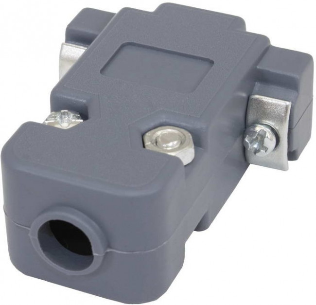 DSUB PLASTIC CASE (DP-9C), Корпус к разъёму D-SUB PLASTIC CASE (DP-9C), пластик