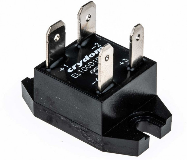 EL100D10-24, Solid State Relays - Industrial Mount PM IP00 SSR 100VDC 10A21-27VDC