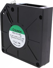 AB2123-HBL.GN, Вентилятор радиальный, 230В AC, 120x120x37мм, подшипник качения, 33,89куб.м/ч, 48дБА