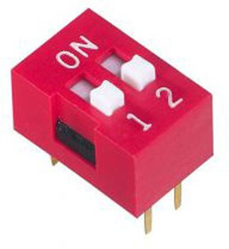 NDSR02V, DIP Switches / SIP Switches DIP SWITCH ND STANDARD