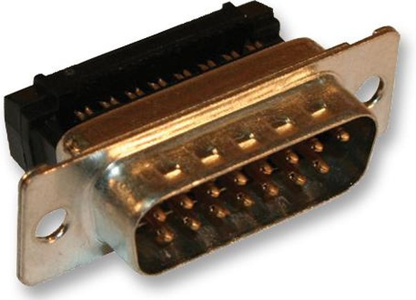 184A025-192L001, Разъем D Sub, DB25, Standard, Штекер, Серия 184A, 25 контакт(-ов), DB, IDC / IDT