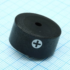 HCM2512B, Излучатель звука электромагнитный, 12V, 1-1.5kHz, d=24.7mm, h=12.5mm