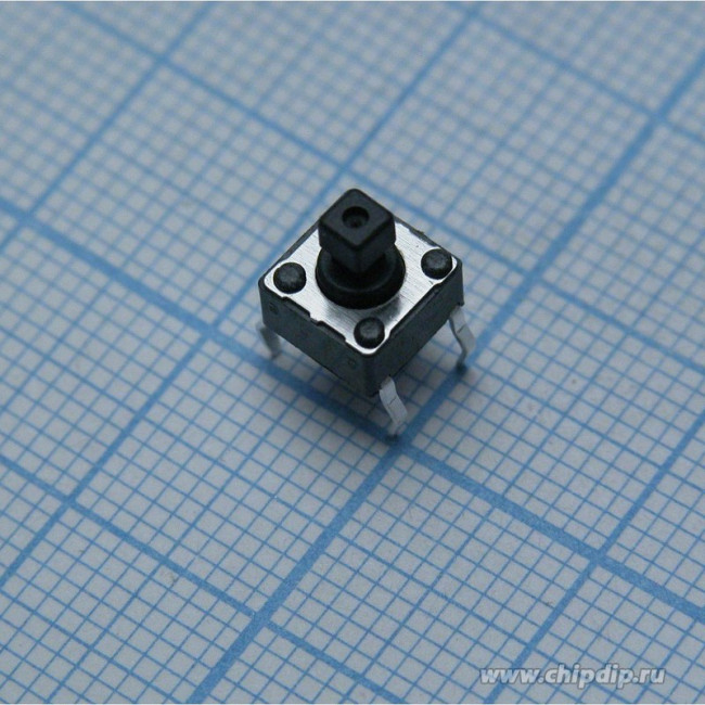 DTS-644R-V, Tactile Switches Through Hole 6*6