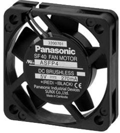 ASFP40791, Вентилятор: DC; осевой; 12ВDC; 40x40x10мм; 11,4куб.м/ч; 29,5дБА