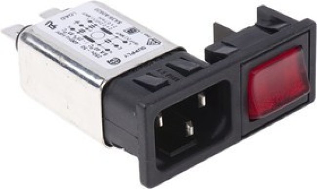 BZM27/A0620/59B, 6A, 250 V ac Male Snap-In IEC Filter 2 Pole BZM27/A0620/59B None Fuse