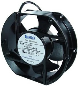 FKA1-17251NBHW31, AC Fans AC FAN 172x150x51mm Ball 115VAC WIRE