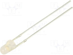 OSM54K3162A-1MA, LED; 3mm; white warm; 220?330mcd; 60°; Front: convex; 2.8?3.4V