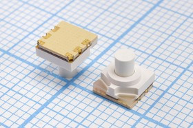 Переключатель тактовый, SMD 5.2x5.2x5мм, с двойной подсветкой желтый&amp; зеленый; №9963 ПКнТакт 5,2x 5,2x 5,0\\\\2ВILжел&amp; ILзел\SMD\\