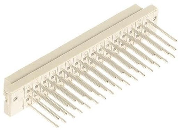 09052482821, Harting 09 05 48 Way 5.08mm Pitch, Type E Class C1, 3 Row, Straight DIN 41612 Connector, Socket