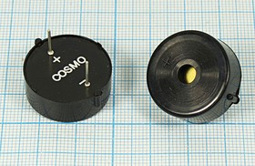 Излучатель звука пьезоэлектрический со встроенным генератором (3~24)В, 3.8кГц, згп 24x10\3~24\\3,8\
