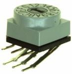 PT65106L254, Coded Rotary Switches 16POS 0.15A 24VDC