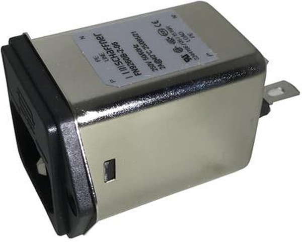 FN9260B-2-06, Разъем: питания AC; гнездо; "папа"; 2А; 250ВAC; на панель,винтами