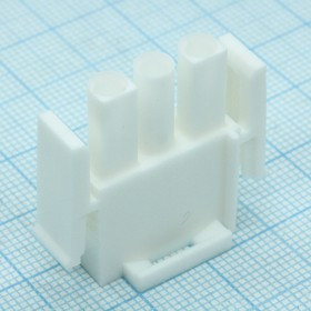 350766-1, Корпус разъема Серия Universal MATE-N-LOK, Штекер, 3 вывод(-ов), 6.35 мм