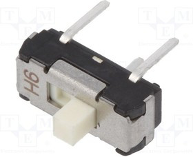 CL-SB-12C-01, Переключатель: движковый, Пол: 2, SPDT, 0,2A/12ВDC, ON-ON, -40-85°C