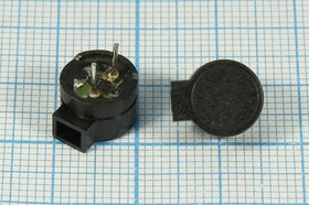 Излучатель звука магнитоэлектрический без генератора 10x 7m11мм, 1.5В, 6 Ом, 3.1 кГц, выход звука вб