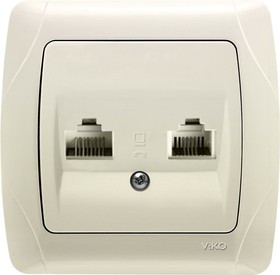 Розетка TF 2-я крем Carmen VIK 90562033