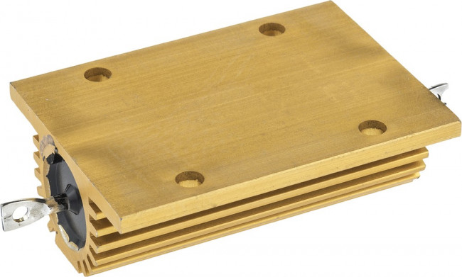 HS100 22R J, Резистор: проволочный, с радиатором, винтами, 22Ом, 100Вт, ±5% HS100 22R J, Резистор: проволочный, с радиатором, винтами, 22Ом, 100Вт, ±5%