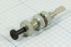 Переключатель концевой(путевой), 12В, 20А, (SPST)-NC, d 8,0, PIN-7; №1339 ПКонц \ 12\20\(SPST)-NC\d 8,0\\PIN-7\