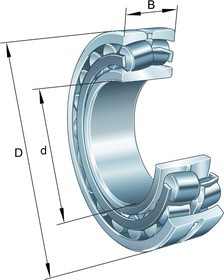 22310-E1-XL-C3 50mm I.D Spherical Roller Bearing, 110mm O.D