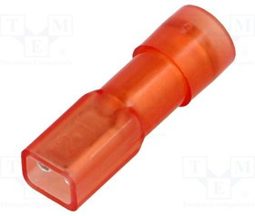 BM80390, Наконечник: плоский, 2,8мм, 0,8мм, "мама", 0,25-1,5мм2, обжим