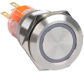 Кнопка S-Pro67 19мм с фикс. с желт. подсветкой 24В PROxima EKF s-pro67-232