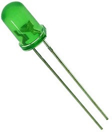 GNL-3014GT, Светодиод зеленый 20° d=3мм 30мКд 565нМ (Green)