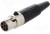 AG6F, Вилка, XLR mini, "мама", PIN: 6, на провод, пайка, 1,2А, 0,38мм2