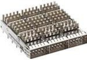 100016-1443, Connector Accessories zQSFP+ Cage Stainless Steel Nickel zQSFP+™ Tray 100016-1443, Connector Accessories zQSFP+ Cage Stainless Steel Nickel zQSFP+™ Tray