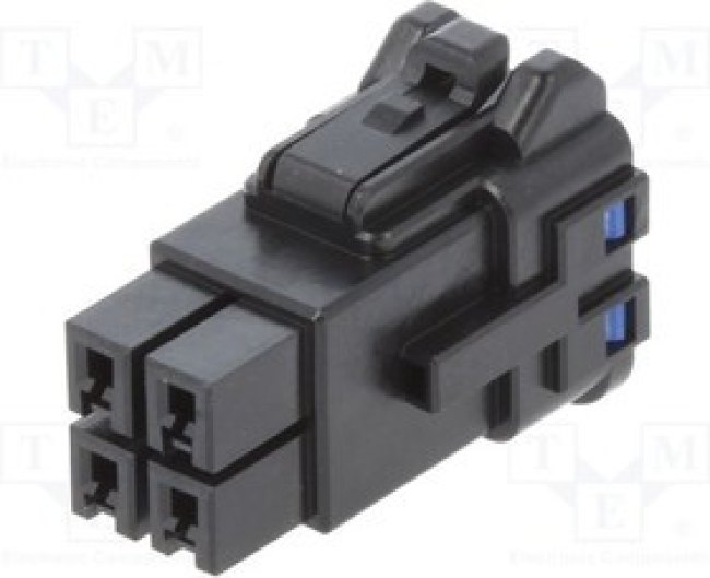 DF63W-3S-3.96C, Разъе провод-провод "мама" DF63W 3,96мм PIN 3 без контактов