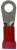 PV8-10RX-TY, TERMINAL, RING TONGUE, #10, 8AWG, RED