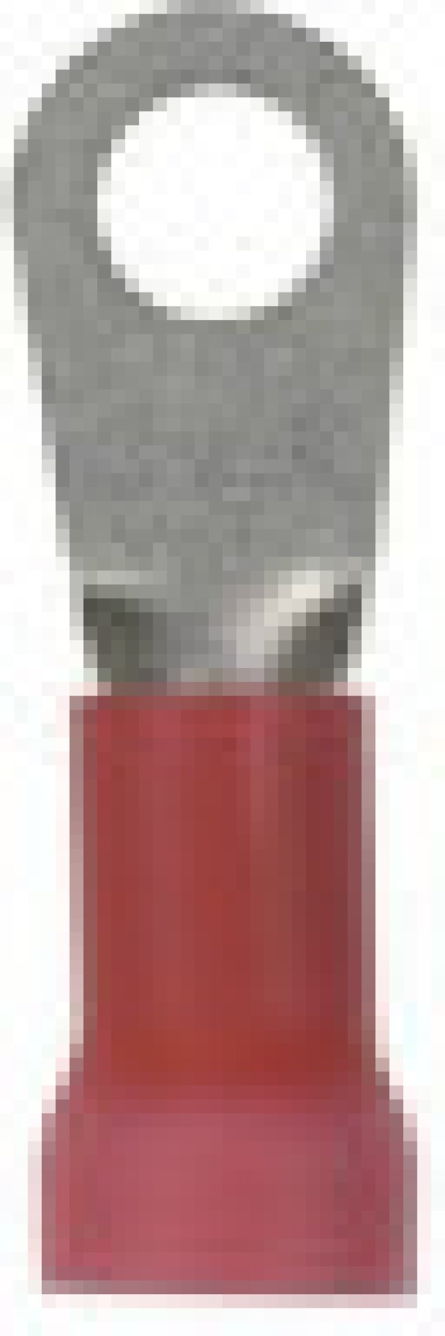 PV8-10RX-TY, TERMINAL, RING TONGUE, #10, 8AWG, RED