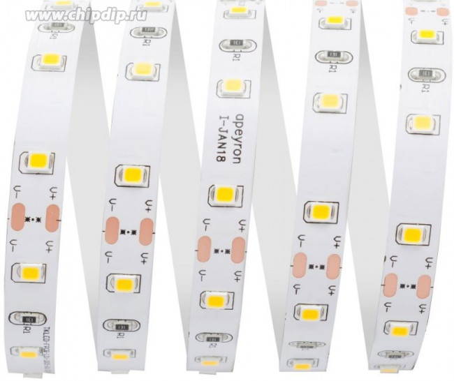 205BL Светодиодная лента в блистере 12В, СТ, 4,8Вт/м, smd3528, 60д/м, IP20, 280Лм/м,подложка 8мм, 3м