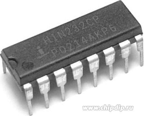 HIN232CPZ, RS-232 Interface IC RS232 5V 2D/2R 1UF CAPS COM HIN232CPZ, RS-232 Interface IC RS232 5V 2D/2R 1UF CAPS COM