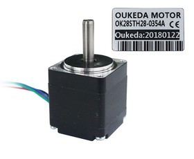 Шаговый двигатель NEMA 11 OK28STH28-0354A 1.8° 0.35A