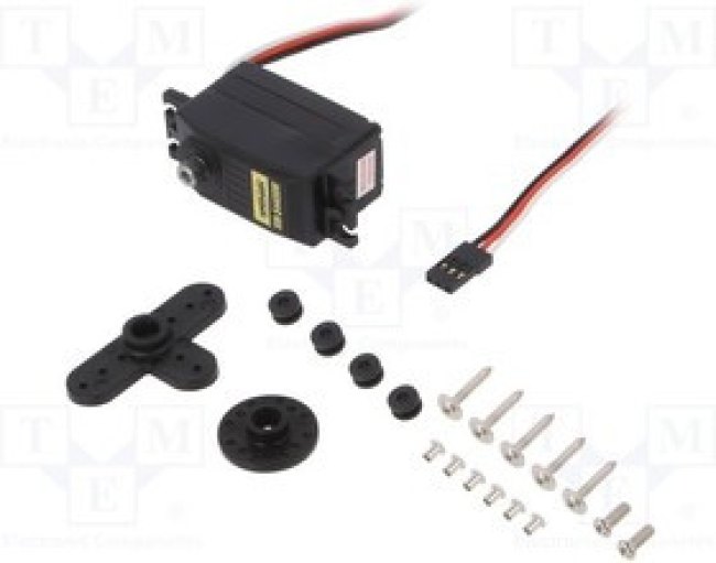OKY8088, Двигатель: сервомеханизм, 4,8-6ВDC, стандарт, цифровой, 51г, 120°